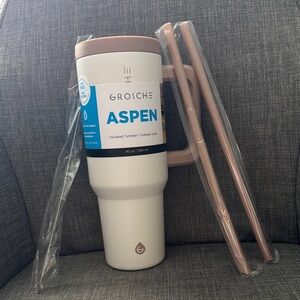 Aspen Insulated Tumbler - Cream